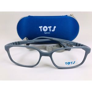 New TOTS Matte Dark Purple BUDDIES Eyeglasses for KIDS 51mm with Case & Strap